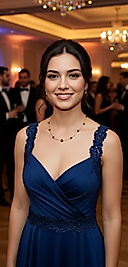 Siyah taşlı kolye